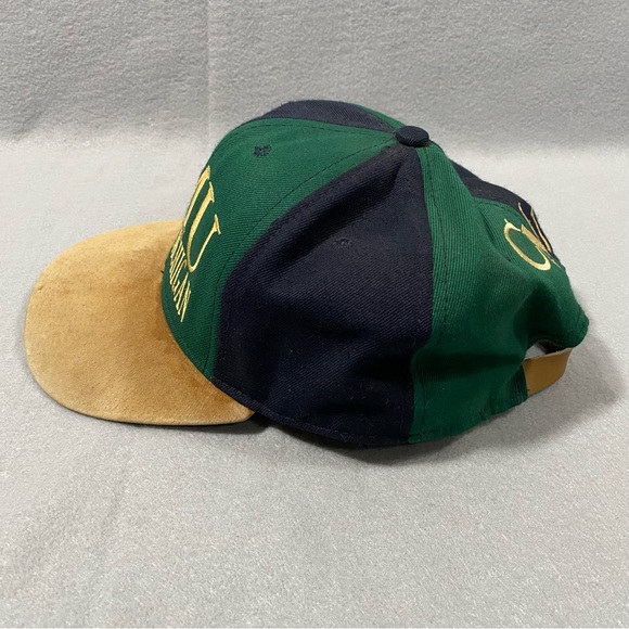 Vintage Central Michigan University CMU Hat Baseball Cap Snapback USA Made Green - Picture 4 of 6